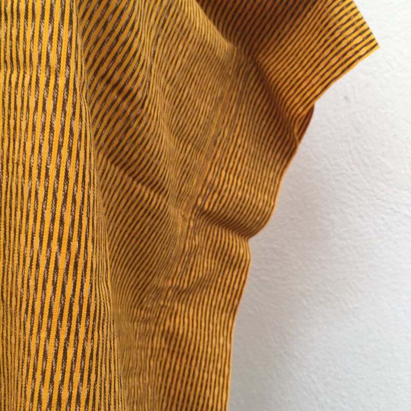 Blusa Artesanal De Rebozo Mexicano Amarilla