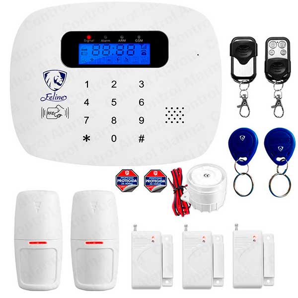 Alarma Gsm Tarjeta Rfid Vigilancia Inalambrica Seguridad Para Casa 5s