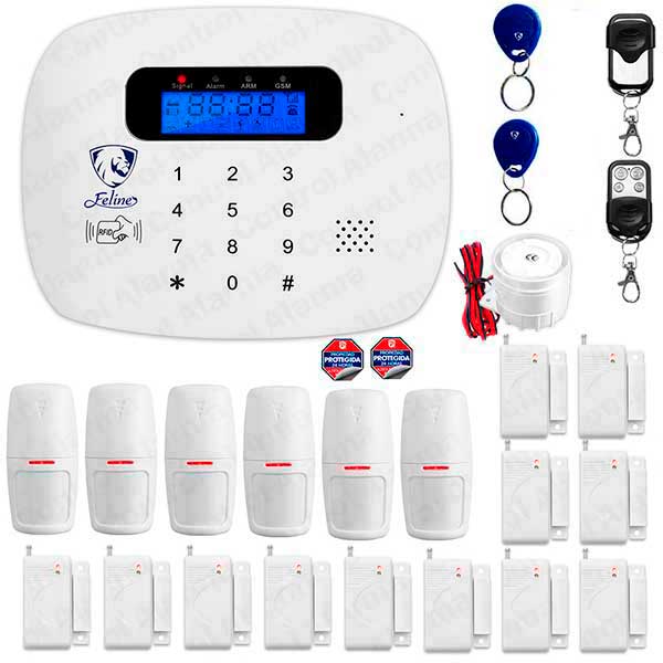Alarma Gsm Rfid Ianalmbrica Chip Movil Seguridad Casa 18s