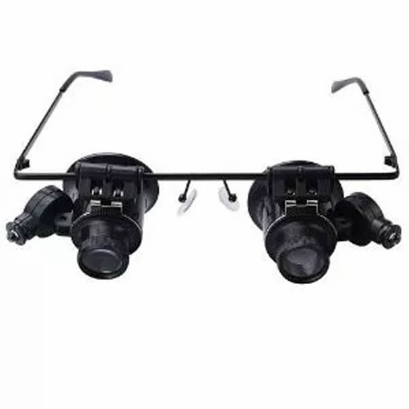 Lentes Lupa De Joyero Con Luz Led Zoom De 20x BYTESHOP