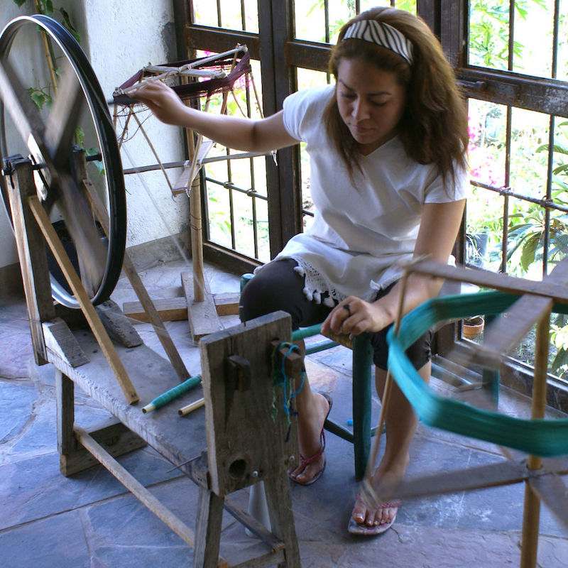 Blusa Artesanal De Rebozo Mexicano Amarilla