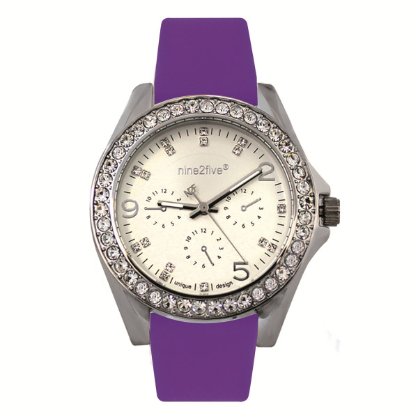 Reloj Nine2Five para Dama en color Blanco con correa Intercambiable.