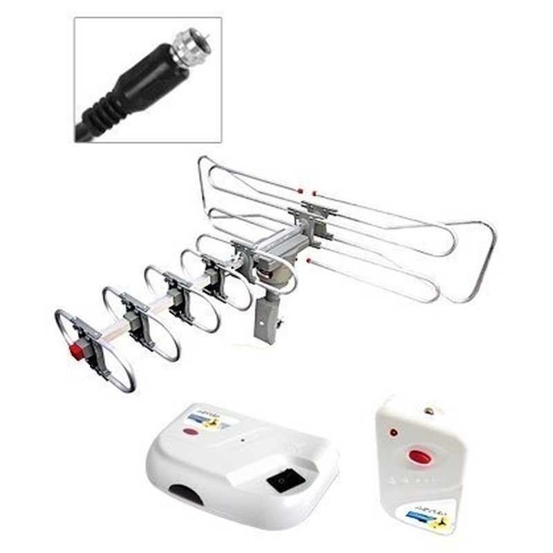 Antena Tv Aerea Giratoria Armada Con Remoto Hdtv Mitzu