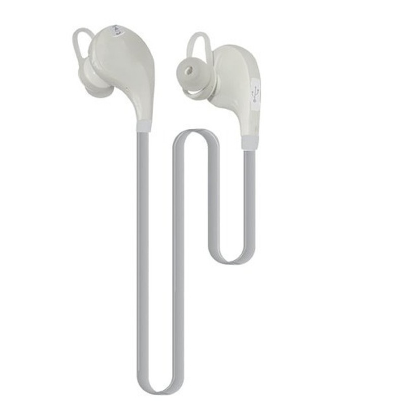 Audifono Sport Tel Musica Bt Recargable Blanco