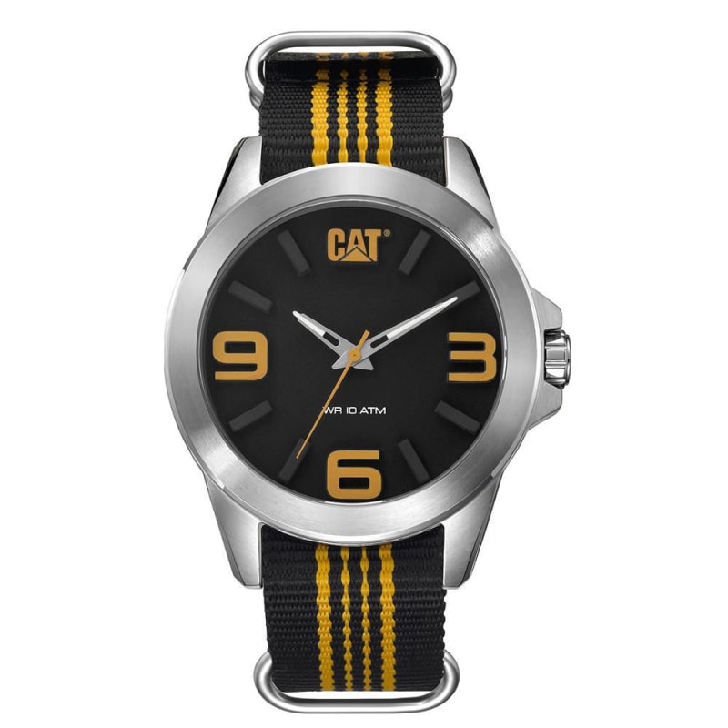 Reloj CAT YT date para Caballero de movimiento Análogo en color Negro