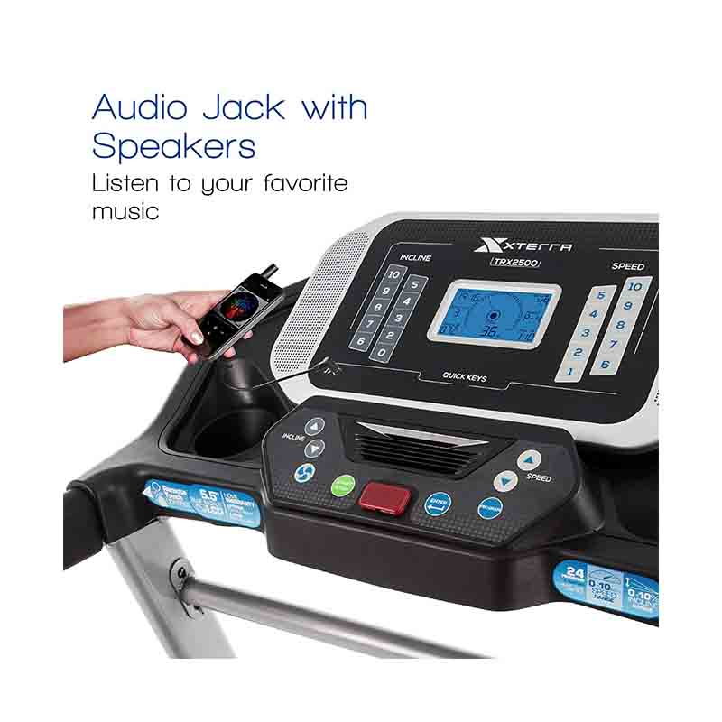 Caminadora Eléctrica TRX2500 24 Programas Inclinación Ejercicio Casa Xterra
