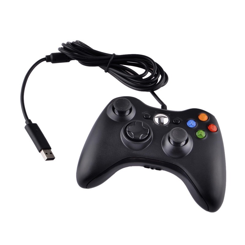 Control Tipo Xbox 360 Alambrico Usb 100% Compatible con Pc Computadora Gamer BYTESHOP