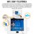 Wifi Kit 7 Alarma Plus Blanca Touch GSM Cel Inalambrica Seguridad Casa