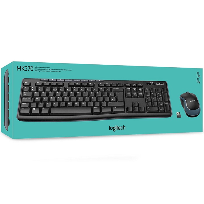 Kit Teclado Y Mouse Logitech MK270 Inalambrico USB 920-004432