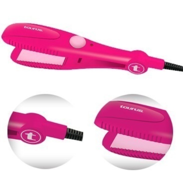 Plancha Alaciadora de Cabello Taurus VALICO con guias de peinado, placas de cerámica