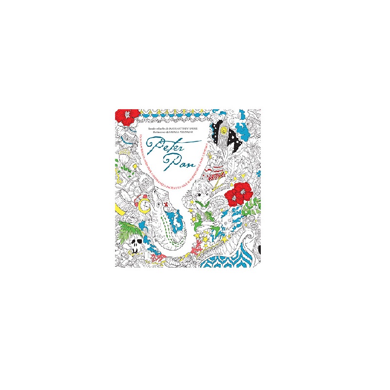 Libro Infantil Ilustrar Clasico Para Colorear Peter Pan B&T