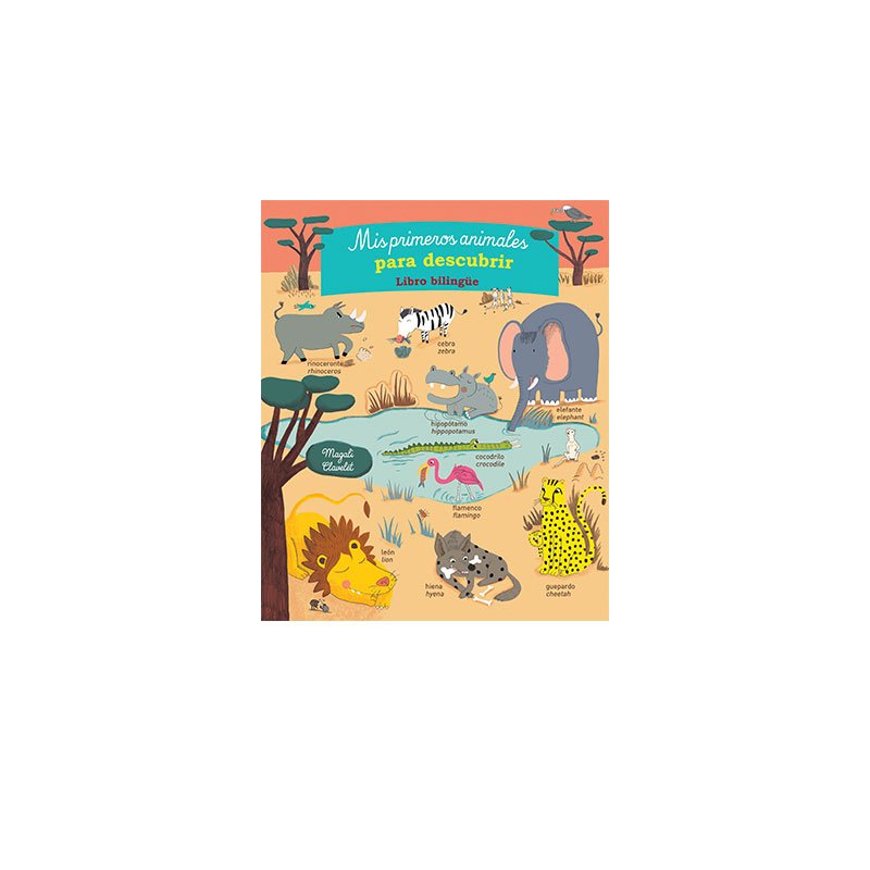 Libro Infantil Mi Primeros Animales Bilingüe Aprendizaje B&T