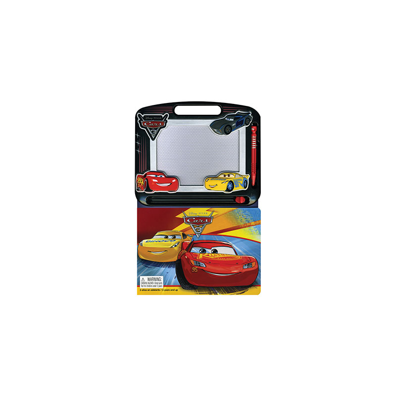 Libro Pizarron Aprendizaje Cars 3 Rayo McQueen Disney