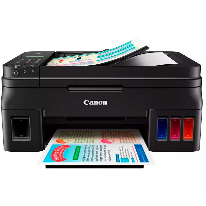 Impresora Multifuncional CANON Pixma G4100 Tinta Continua Inalambrica ADF 