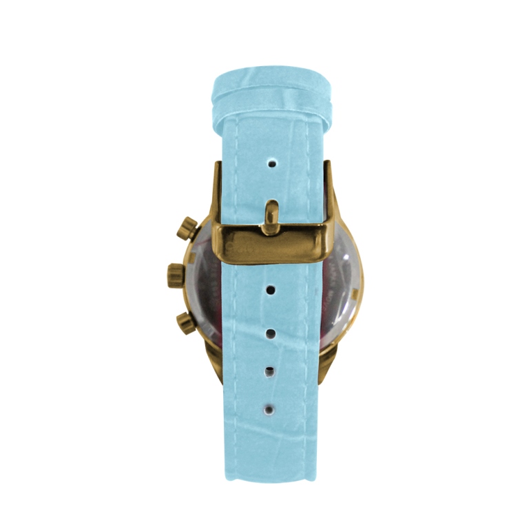 Reloj Nine2Five para Dama Turquesa con correa y bisel intercambiable ,