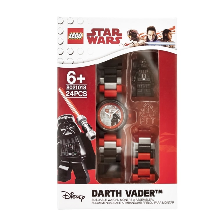 Reloj Lego Star Wars Darth Vader con minifigura de personaje