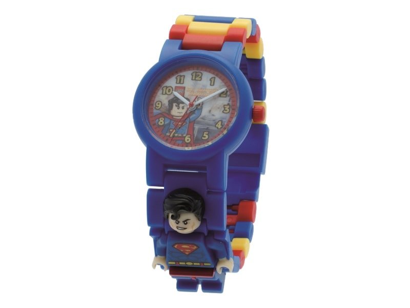 Reloj Lego DC Superman con minifigura de personaje