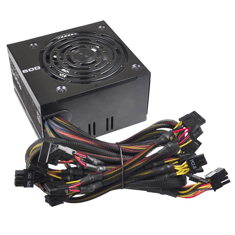 Fuente De Poder EVGA 500W 100-W1-0500-KR 80+