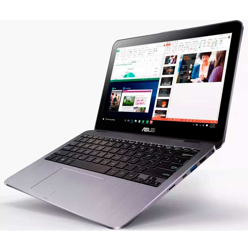 Laptop ASUS Vivobook Flip Pentium N4200 4GB 500GB 11.6 Gris Reacondicionado 