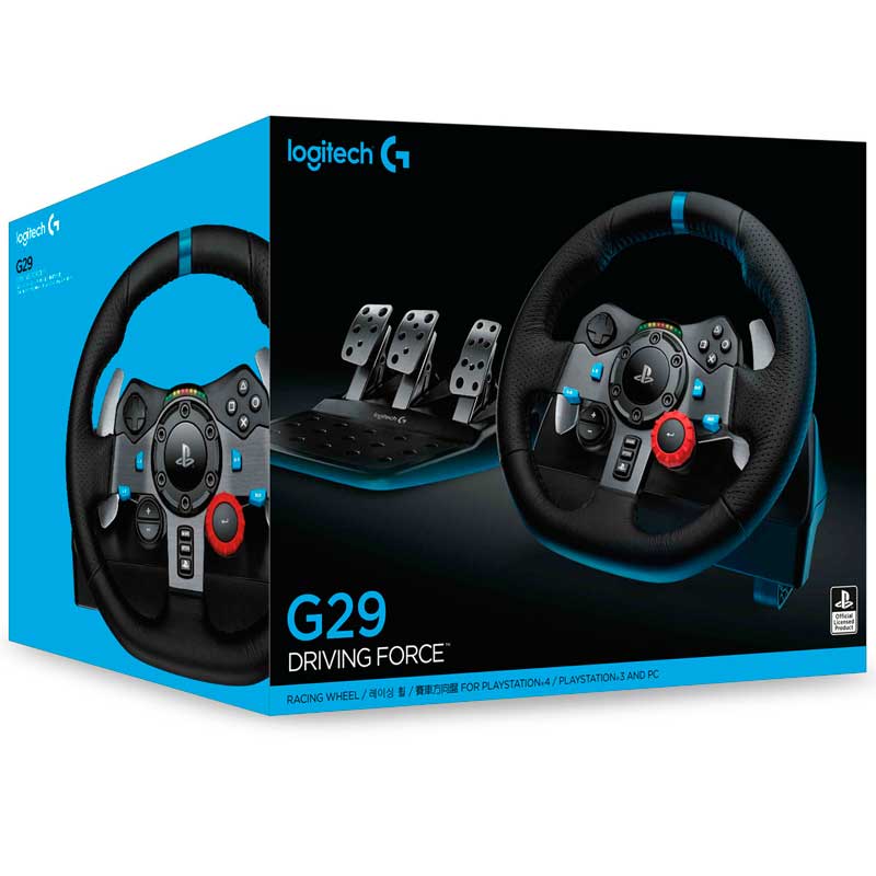 Volante LOGITECH G29 Driving Force PS5 PS4 PS3 PC 941-000111 