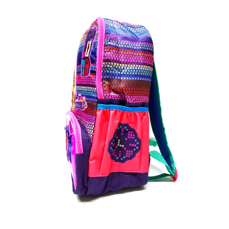 Mochila Escolar ATM PACKS, Soy Luna 0221-Rosa con Morado