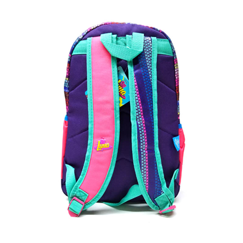 Mochila Escolar ATM PACKS, Soy Luna 0221-Rosa con Morado