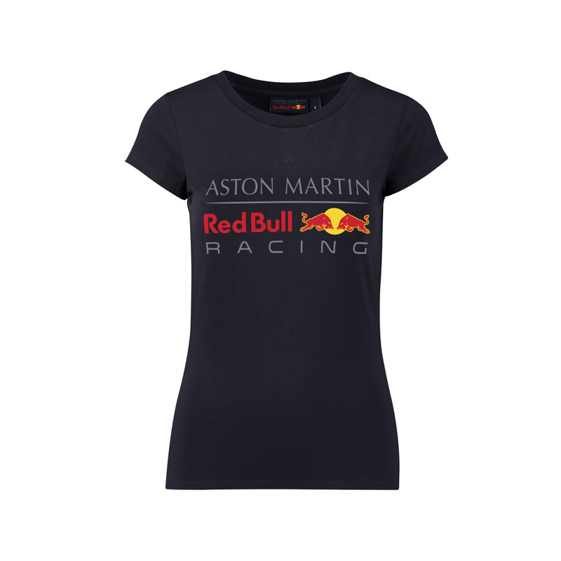 T Shirt mujer con Logo equipo Red Bull Racing Colección 2018
