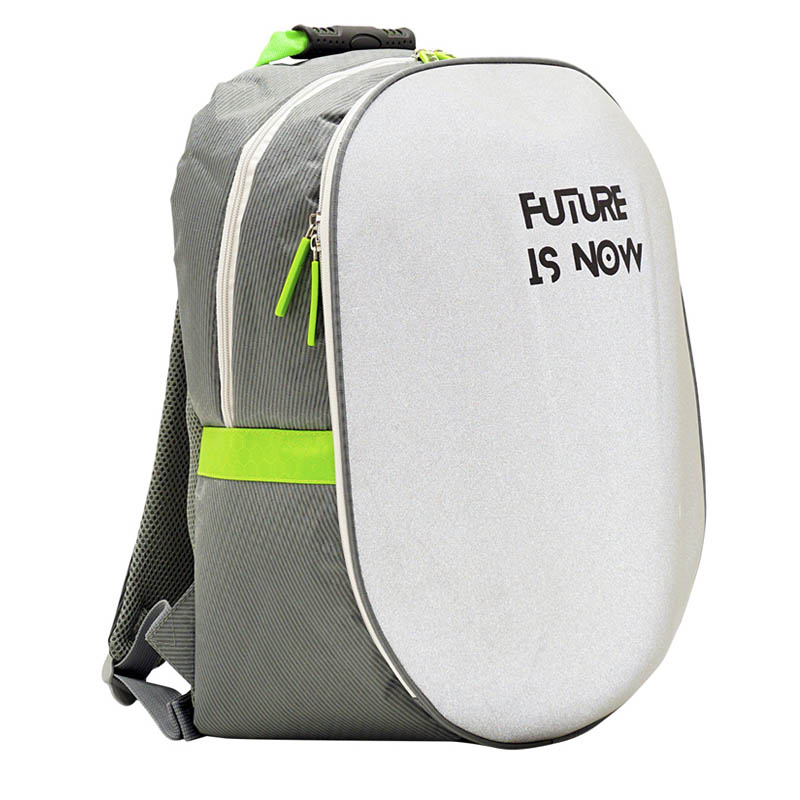 Mochila Escolar ATM PACKS, Platica Polinesia 5825-Gris