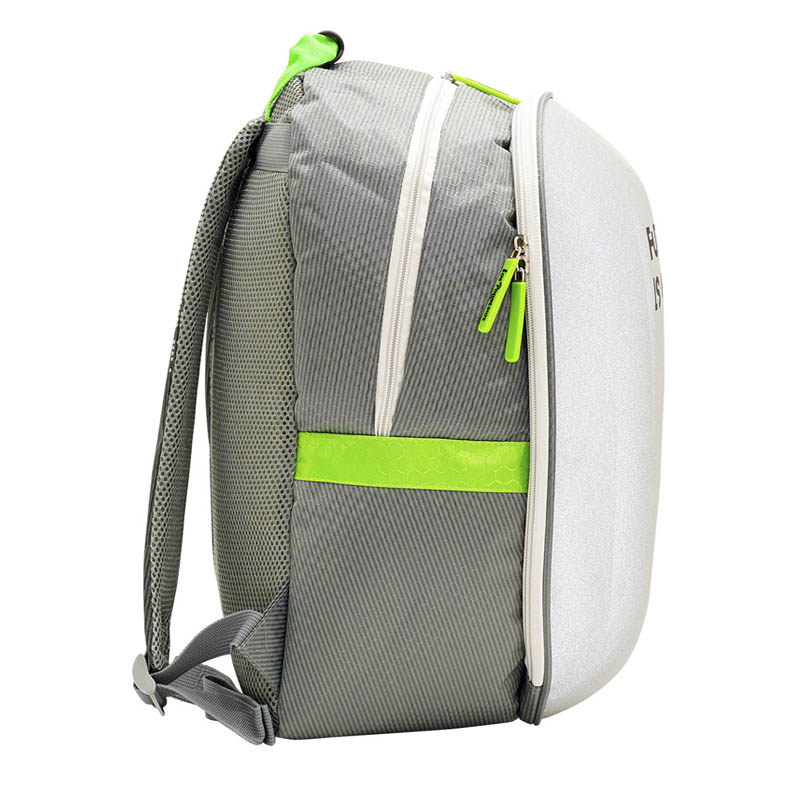 Mochila Escolar ATM PACKS, Platica Polinesia 5825-Gris