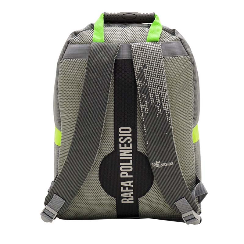 Mochila Escolar ATM PACKS, Platica Polinesia 5825-Gris