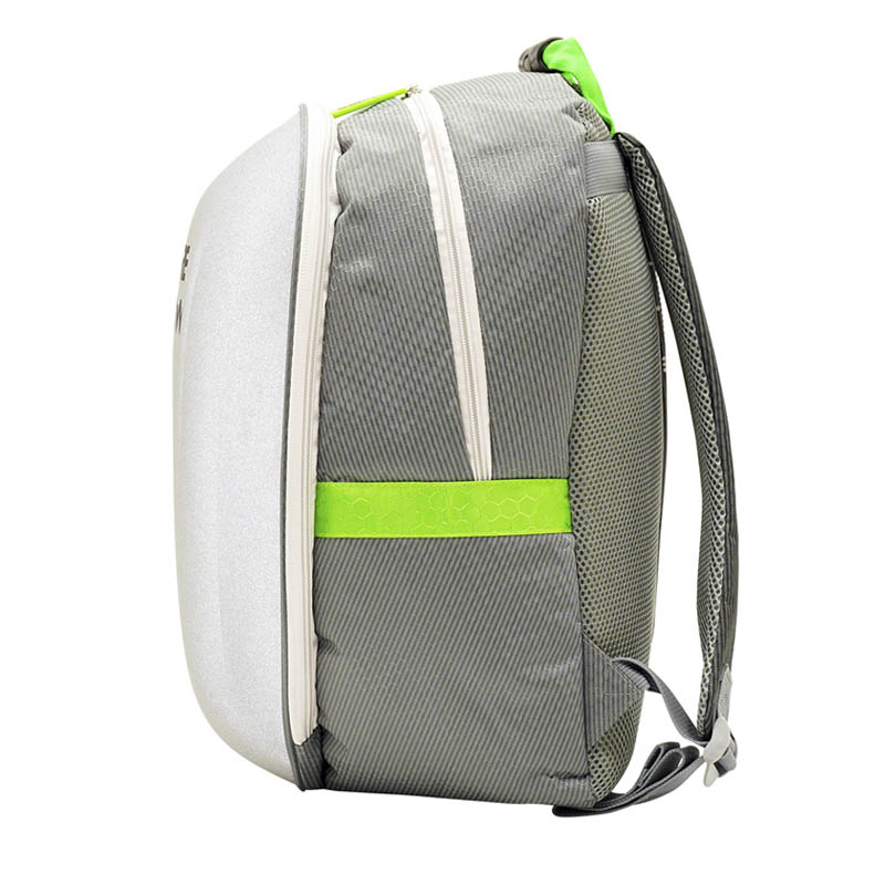 Mochila Escolar ATM PACKS, Platica Polinesia 5825-Gris