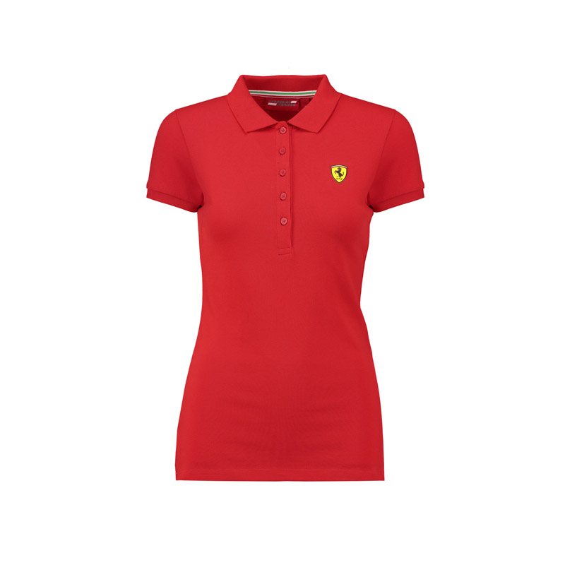Playera Polo mujer Clásica Scuderia Ferrari Colección 2018