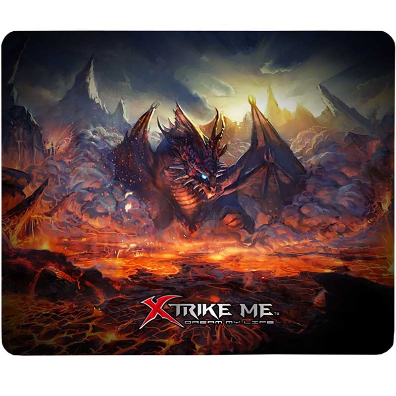 Mousepad Gamer Xtrikeme Dragon Gaming Sinze M Antiderrapante Pc eSports
