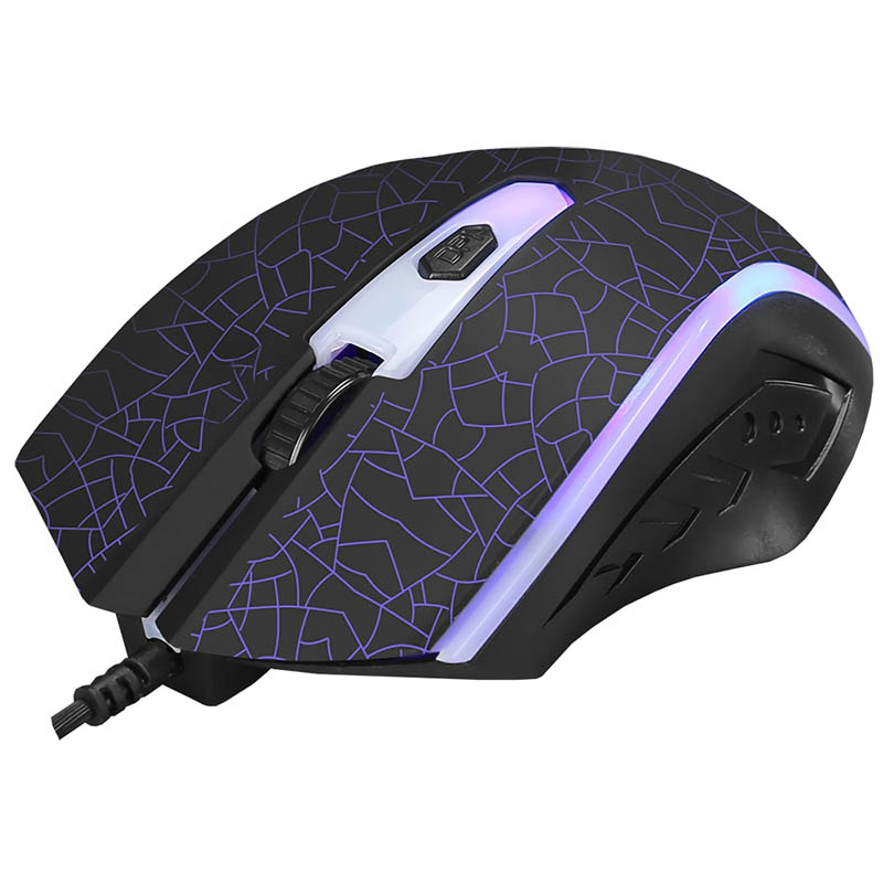 Mouse Gamer GM-206 Xtrikeme Retroiluminado Gaming Pc 1200Dpi 4 Botones Principiantes eSports 