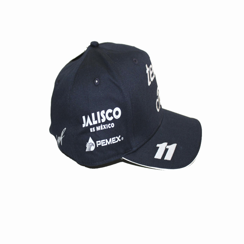 Gorra Original Checo Perez F1 Azul Colección 2018