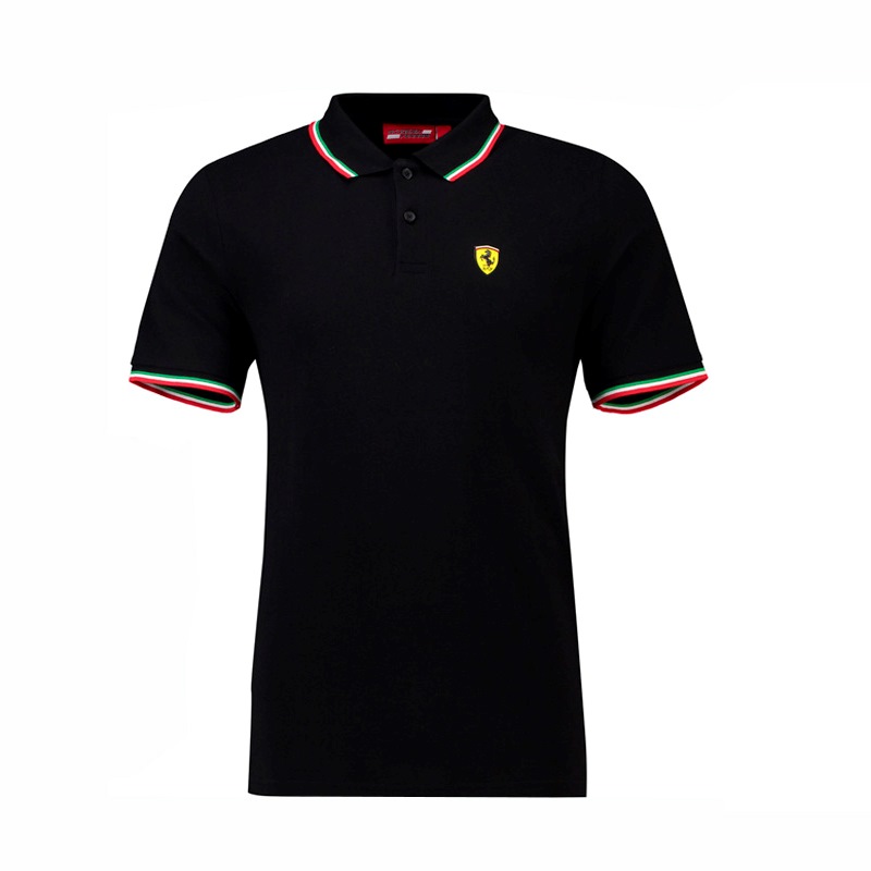 Playera Polo hombre tricolor Scudera Ferrari Colección 2018