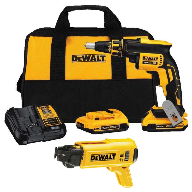 Adaptador para atornillador+Atornillador de Tablaroca DeWalt