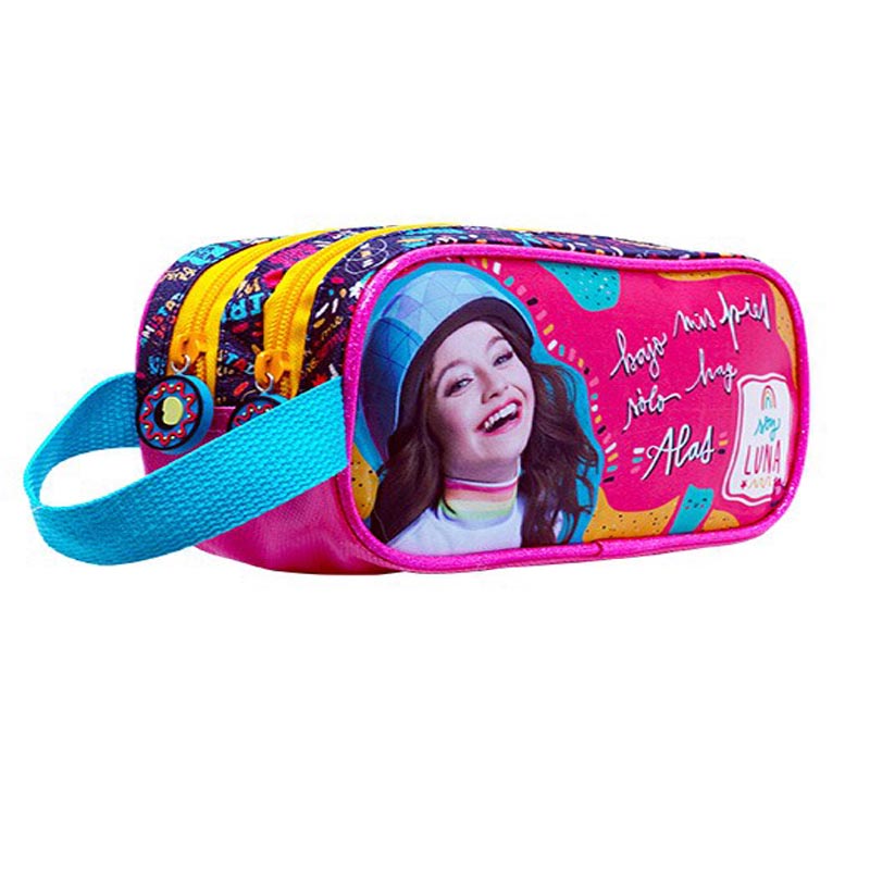 Lapicera Escolar ATM PACKS, Soy Luna 0241-Rosa con Verde