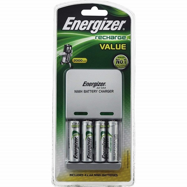 Cargador Energizer Pilas Recargables (NiMH) AA y AAA CHVCM