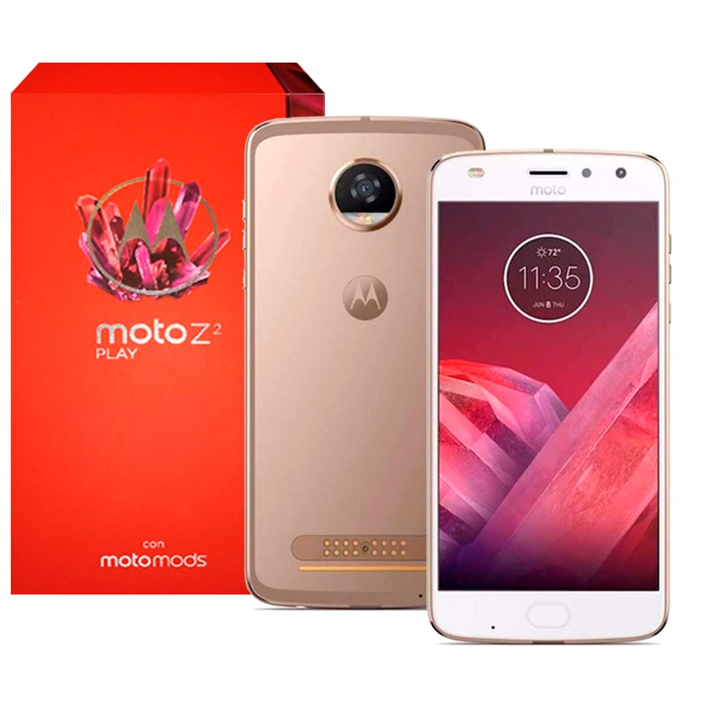 CELULAR MOTOROLA XT1710-06 MOTO Z2 PLAY 64GB BLANCO y DORADO