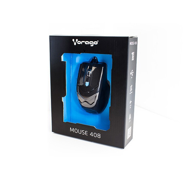Vorago Mouse Ergonomico Usb Laser Gamer Multimedia Mo-408