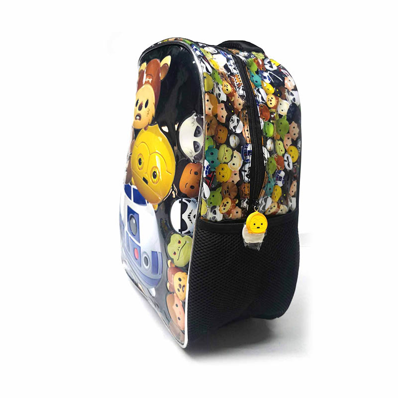Mochila Escolar ATM PACKS, Star Wars/Tsum Tsum 9904-Negro