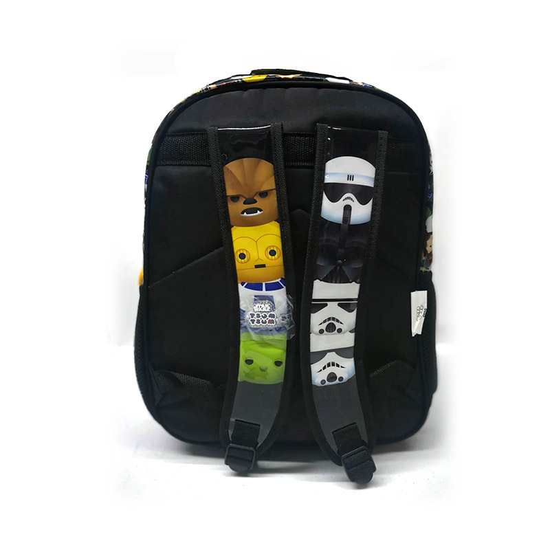 Mochila Escolar ATM PACKS, Star Wars/Tsum Tsum 9904-Negro