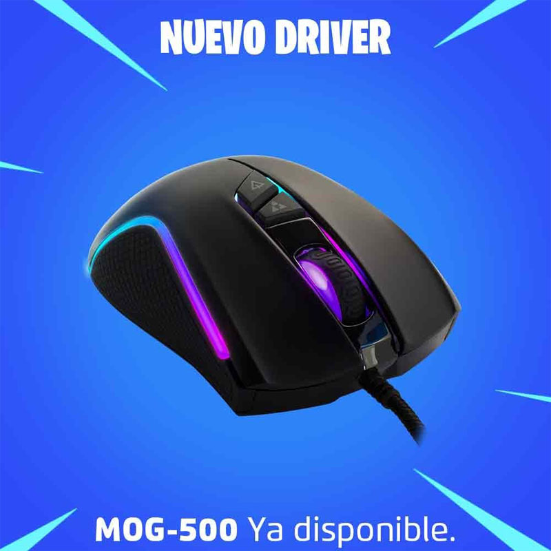 Mouse Gamer Rgb Optico 4000dpi Fortnite Game Factor Mog500