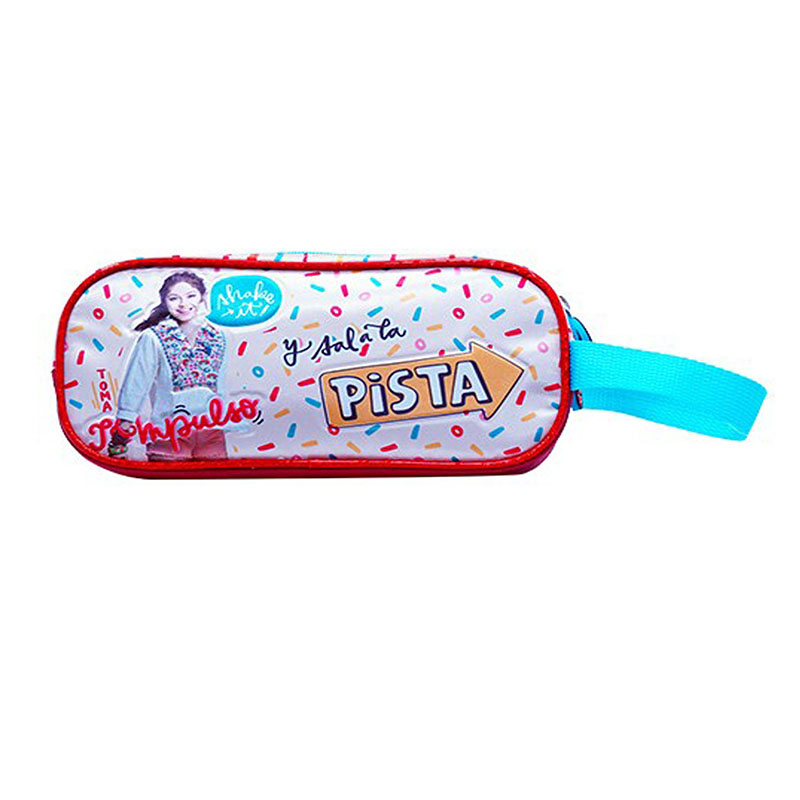 Lapicera Escolar ATM PACKS, Soy Luna 0237-Blanco con Rojo