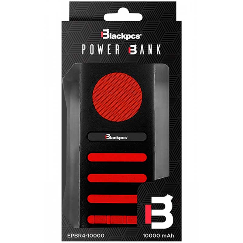 Power Bank + Bocina Bluetooth Blackpcs Epbr4-10000 10000mah