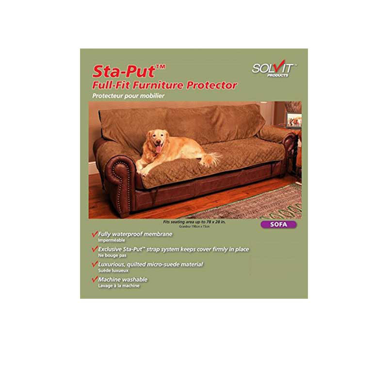 Protector Sofa Full Perro Cubierta Respaldo Asiento Solvit