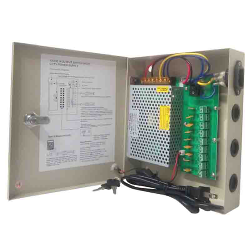Fuente De Poder Para 8 Camaras Regulada Central 5 A Cctv
