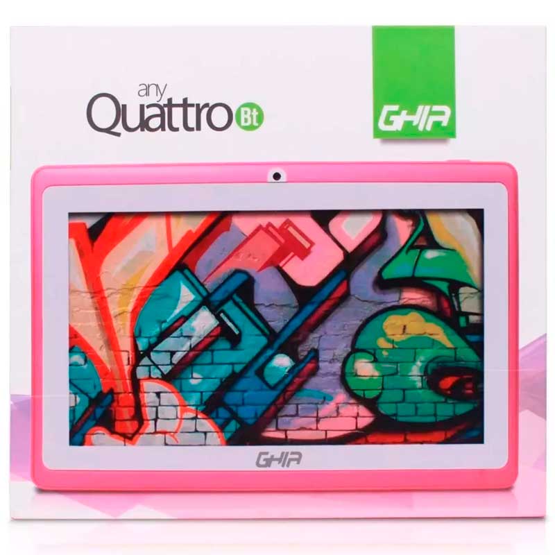 Tablet Any Quattro+ 7 Ghia Quad Core 1gb 8gb Wifi 47418 Rosa