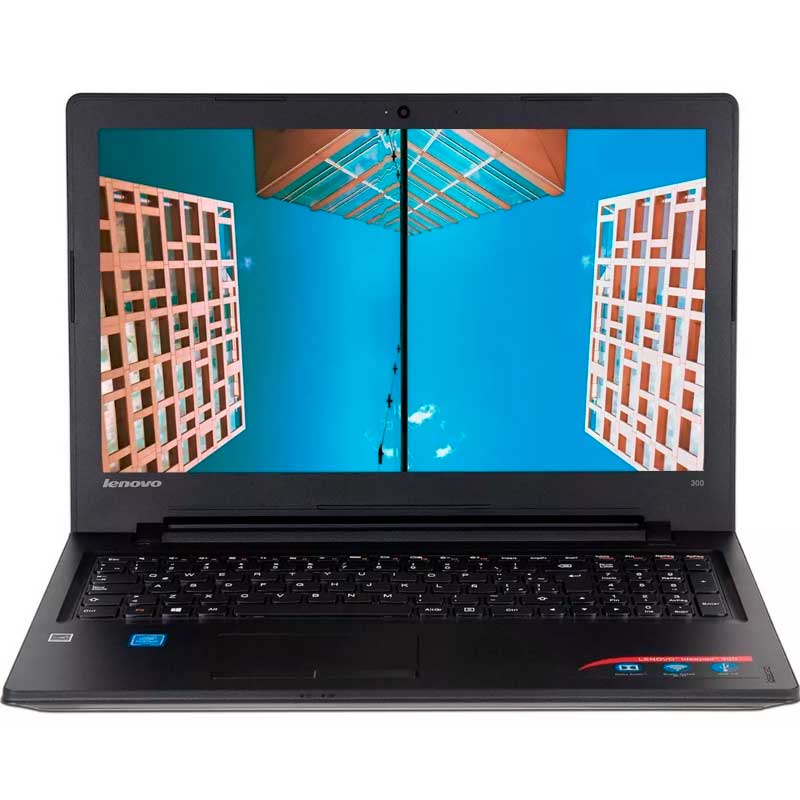 LAPTOP LENOVO INTEL QUAD CORE 4GB 500GB 300-15IBR WIN10 PRO